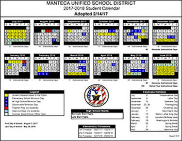 Musd Calendar 2022 Manteca High School Calendar - District Calendar 2022